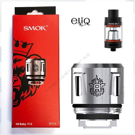 SMOK V8 Baby-T12 Core испаритель на SMOK TFV8 BABY Beast Tank.