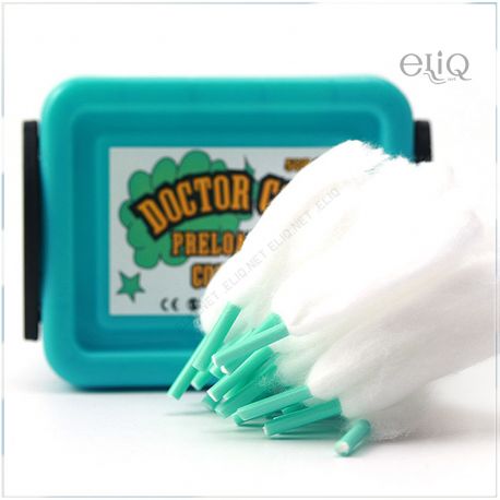 50шт Advken Doctor Coil Cotton - коттон, вата для обслуживания атомайзеров RBA и RTA.