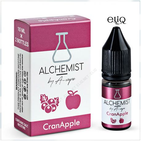 10 мл. CranApple Alchemist by A-Vape SALT - вейп-жидкость для заправки электронных сигарет. Соль Клюква, Яблоко