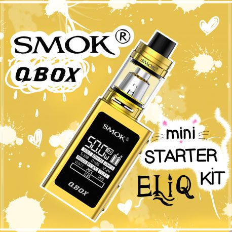 Smok QBox 50W Mod Kit with TFV8 Baby Tank 1600mAh. Набор от Смок, боксмод и атомайзер.