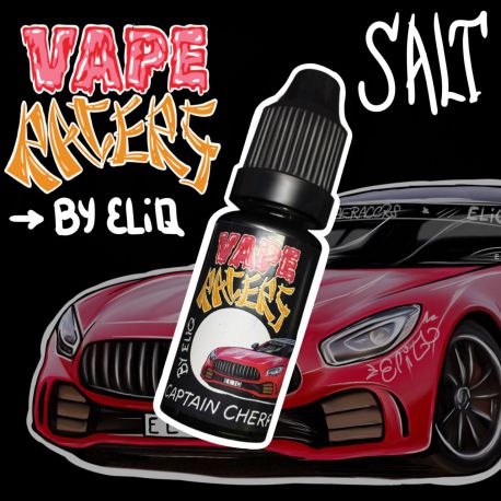 10 мл. CAPTAIN Black CHERRY Vape Racers SALT - вейп-жидкость для заправки электронных сигарет. Капитан Блэк, вишня, шоколад Соль