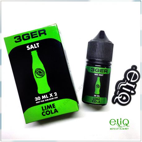 30 мл Lime Cola 3GERcraft SALT - вейп-жидкость для заправки электронных сигарет. Кола-лайм Соль