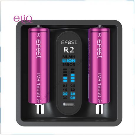 Efest iMate R2 Intelligent QC зарядное устройство на 2 слота. Самая Быстрая зарядка