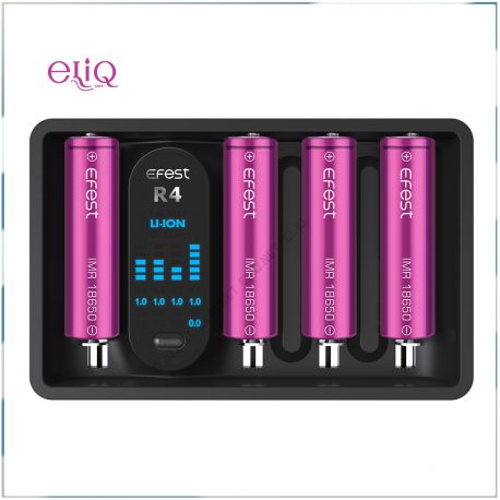 Efest iMate R4 Intelligent QC зарядное устройство на 4 слота. Самая Быстрая зарядка