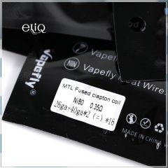 Vapefly Firebolt Cotton + Ni80 Fused Clapton Coils - набор для намотки: койлы, коттон