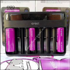 Efest LUSH Q8 / Intelligent LED Charger Интеллектуальное 8-слотовое зарядное устройство