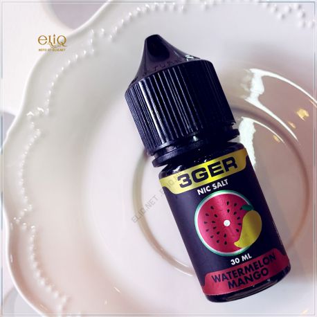 30 мл Watermelon Mango 3GERcraft SALT - вейп-жидкость для заправки электронных сигарет. Арбуз, манго. Соль 3GER