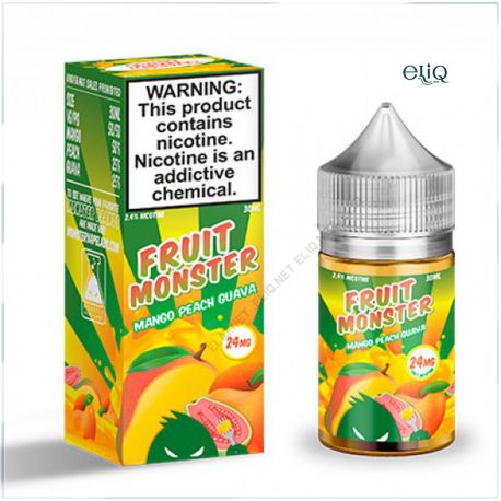 30 мл 48 mg Fruit Monster Salt Mango Peach Guava заправка для электронной сигареты. Премиум Соль