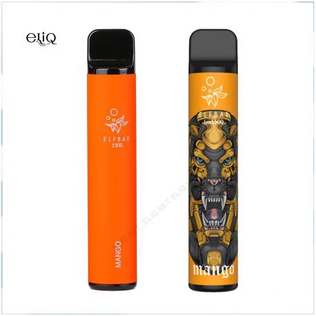 Elf Bar 1500 Puff - Mango одноразовая pod-система, Эльф бар Манго