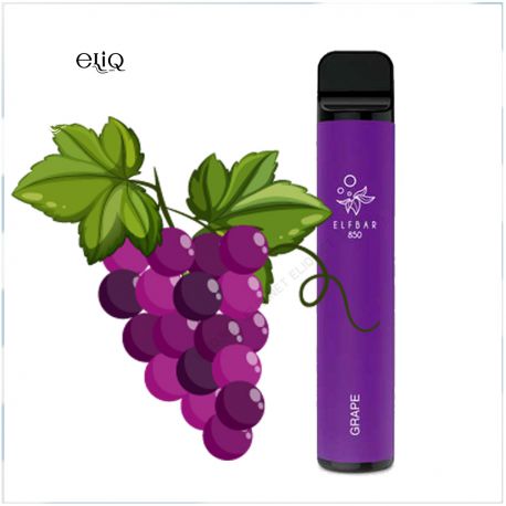 Elf Bar 1500 Puff Grape одноразовая pod-система, Эльф бар Виноград