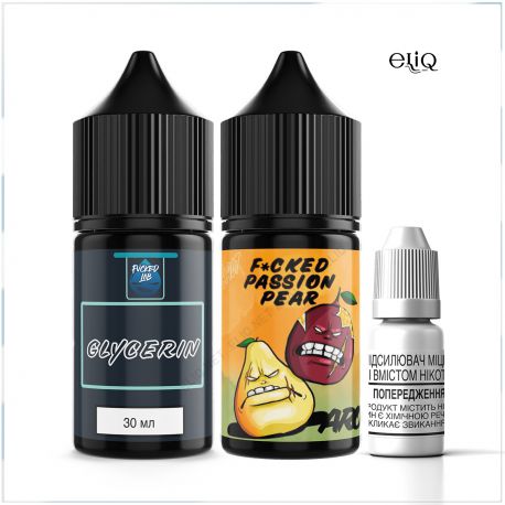 Fucked Passion Pear Salt 30 мл набор компонентов Груша, Маракуйя Соль
