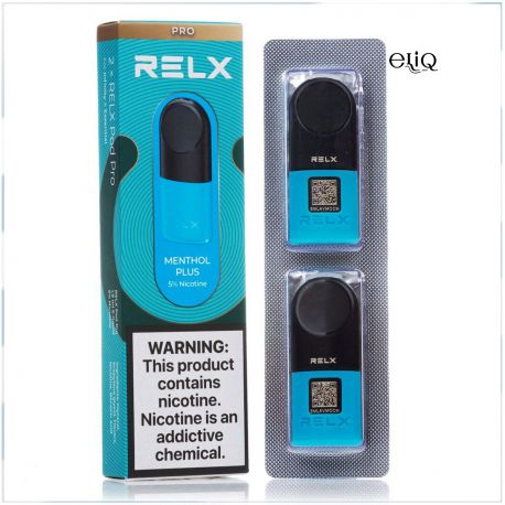 Menthol Plus RELX 2 POD PRO заправленные картриджи (поды) Ментол