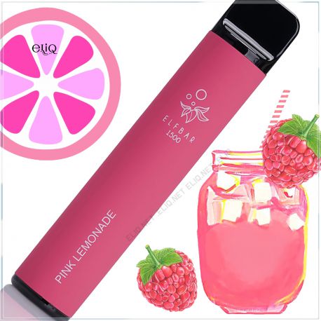 Elf Bar 1500 Pink Lemonade одноразова електронна сигарета Рожевий лимонад.