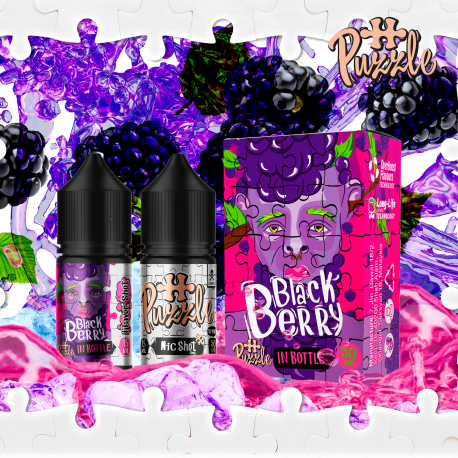InBottle Blackberry Puzzle 30мл 50мг Набір компонентів чорниця. Сіль