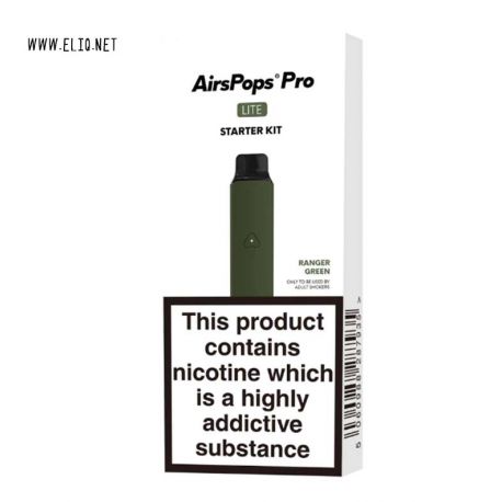 AirsPops Pro Lite by AIRSCREAM - міні-вейп, стартовий набір, под-система Ranger Green