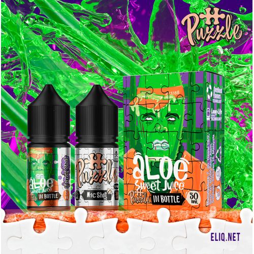 InBottle Sweet Aloe Puzzle 30мл 50мг Набір компонентів Алое. Сіль