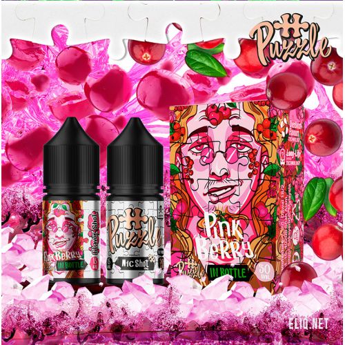 InBottle Pink Berry Puzzle 30мл 50мг Набір компонентів. Сіль