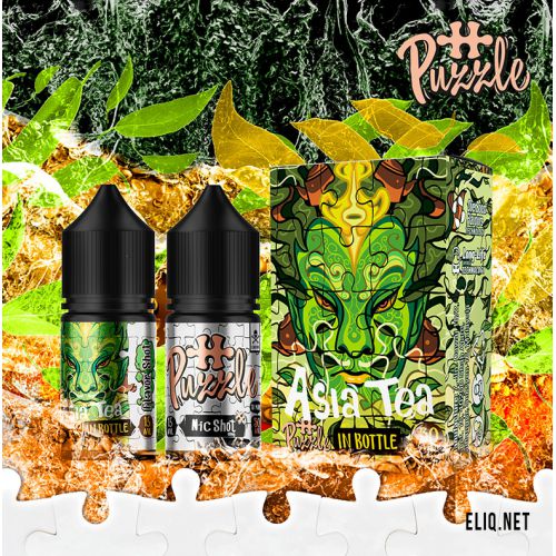 InBottle Asia Tea Puzzle 30мл 50мг Набір компонентів. Чай з Азії. Нікотин сольовий