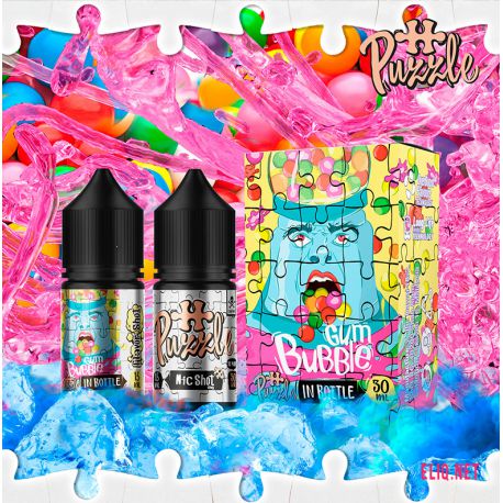 InBottle Bubble Gum Puzzle 30мл 50мг Набір компонентів. Salt