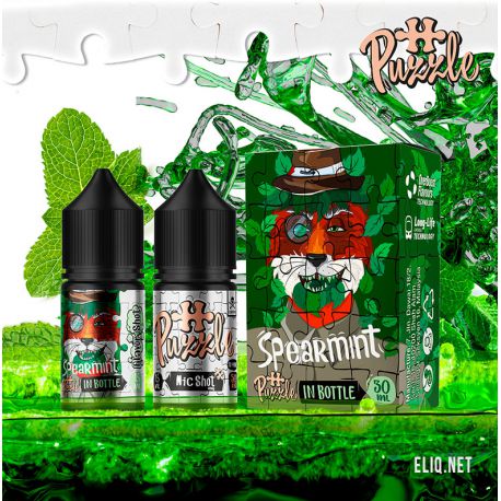 InBottle Spearmint Puzzle 30мл 50мг Набір компонентів. М'ята Salt