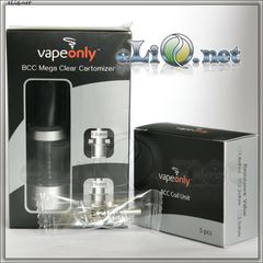 3.5ml Vapeonly BCC(Bottom Coil Changeable) mega Clear Cartomizer