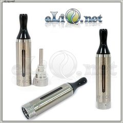 eGo 3.0ml MT BCC / Разборной клиромайзер с нижней спиралью, в металлическом корпусе с окошками