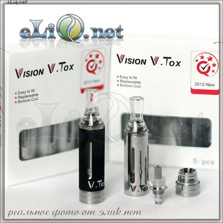 Vision V. Tox BBC - разборной клиромайзер с нижней спиралью