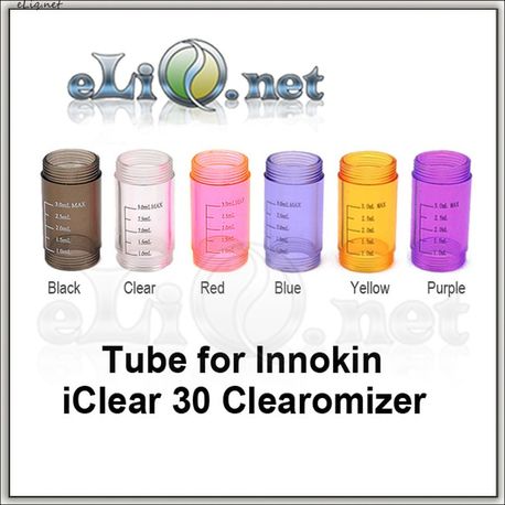 Tube for Innokin iClear 30  - Колба для разборного двуспирального клиромайзера - танка 