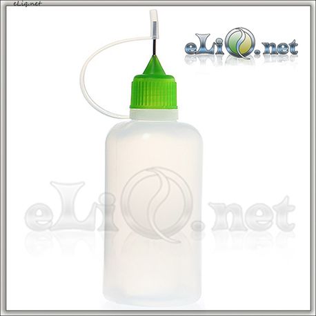 50ml Пустой прозрачный флакончик с иглой. Китай