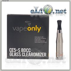 [VapeOnly] 1.8ml CE5-S BDCC разборной двуспиральный клиромайзер с нижним расположением спиралей.