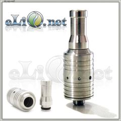 V6 RDA двуспиральный ОА для дрипа из нержавеющей стали с регулируемой подачей воздуха.