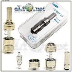 [Innokin] iClear X.I Pyrex BDCC  Разборной стклянный двуспиральный клиромайзер - танк с нижними спиралями