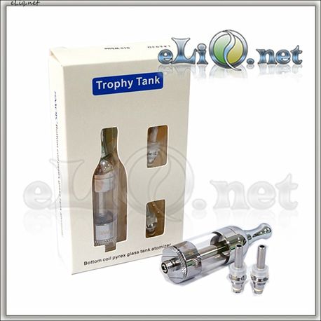[Smoktech] Trophy Tank V2 - 5мл Purex Glass BCC стеклянный разборной клиромайзер с нижним расположением спирали - набор