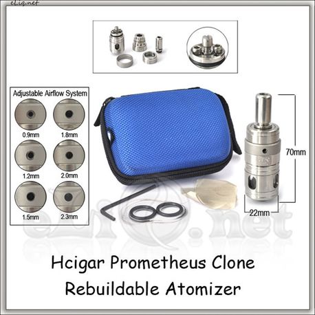 Hcigar Prometheus Genesis Style RBA (Обслуживаемый атомайзер, генезис, клон Прометея)