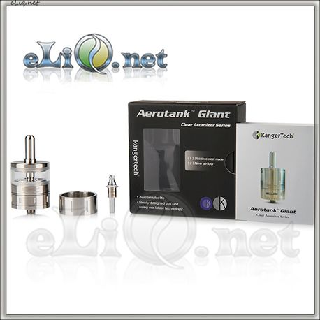 [KangerTech] 4.5ml  AeroTank Giant - Upgraded  Dual Coil - двуспиральный, с улучшенной системой регулировки подачи воздуха
