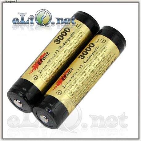 Efest 18650 3000mah Protected Li-ion battery with Nipple. Защищенный литий-ионный аккумулятор
