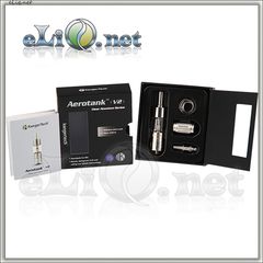 [KangerTech] 2.8ml  AeroTank V2 - Dual Coil - двуспиральный, с регулируемой подачей воздуха