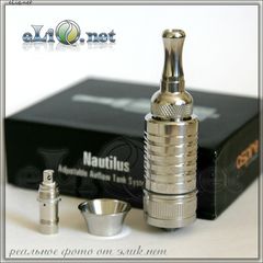 [Aspire] Nautilus BDC Stainless Steel Clearomizer (Adjustable Airflow Tank System) - Наутилус из нержавеющей стали.