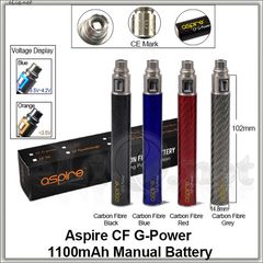 Aspire CF G-Power 1300mAh Battery. Аккумулятор для электронной сигареты.