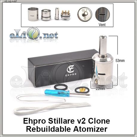 Ehpro Stillare V2 RDA - ОА для дрипа из нержавеющей стали, клон.
