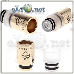 [510] VapeLyfe. Разборной дрип-тип из нержавеющей стали и акрила