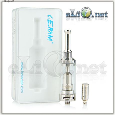 Heatvape Ceram Airflow Control Pyrex Glass BDCC Cartomizer Tank - 6ml