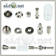Heatvape Ceram Airflow Control Pyrex Glass BDCC Cartomizer Tank - 6ml
