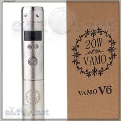 20W Vamo V6 (Stainless Steel) - варивольт / вариватт из нержавеющей стали - eGo Variable Volt/Watt APV V6
