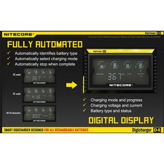 D4 Sysmax / Nitecore Intelligent Digicharger / Интеллектуальное цифровое зарядное устройство
