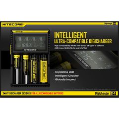 D4 Sysmax / Nitecore Intelligent Digicharger / Интеллектуальное цифровое зарядное устройство