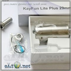 Kayfun Lite Plus 29mm RBA Rebuildable Atomizer Kit (4.5ml) (Обслуживаемый атомайзер, клон кайфуна)