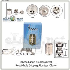 Tobeco Lancia RDA - ОА для дрипа из нержавеющей стали. клон
