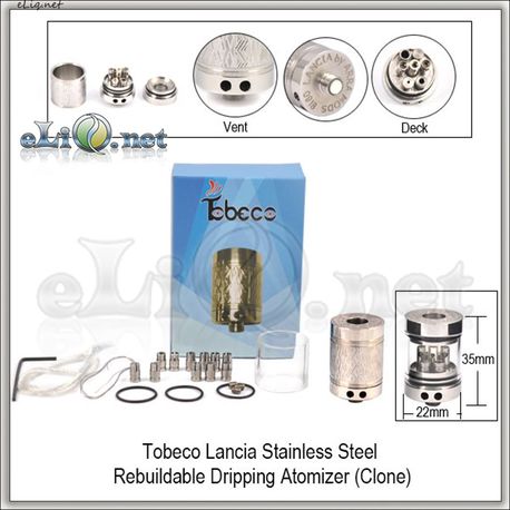 Tobeco Lancia RDA - ОА для дрипа из нержавеющей стали. клон