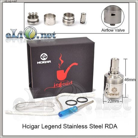 Hcigar Legend RDA - ОА для дрипа из нержавеющей стали. Легенда клон.